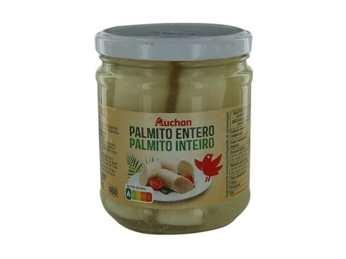 PALMITO AUCHAN INTEIRO 410(250)G EM FRASCO image number 0