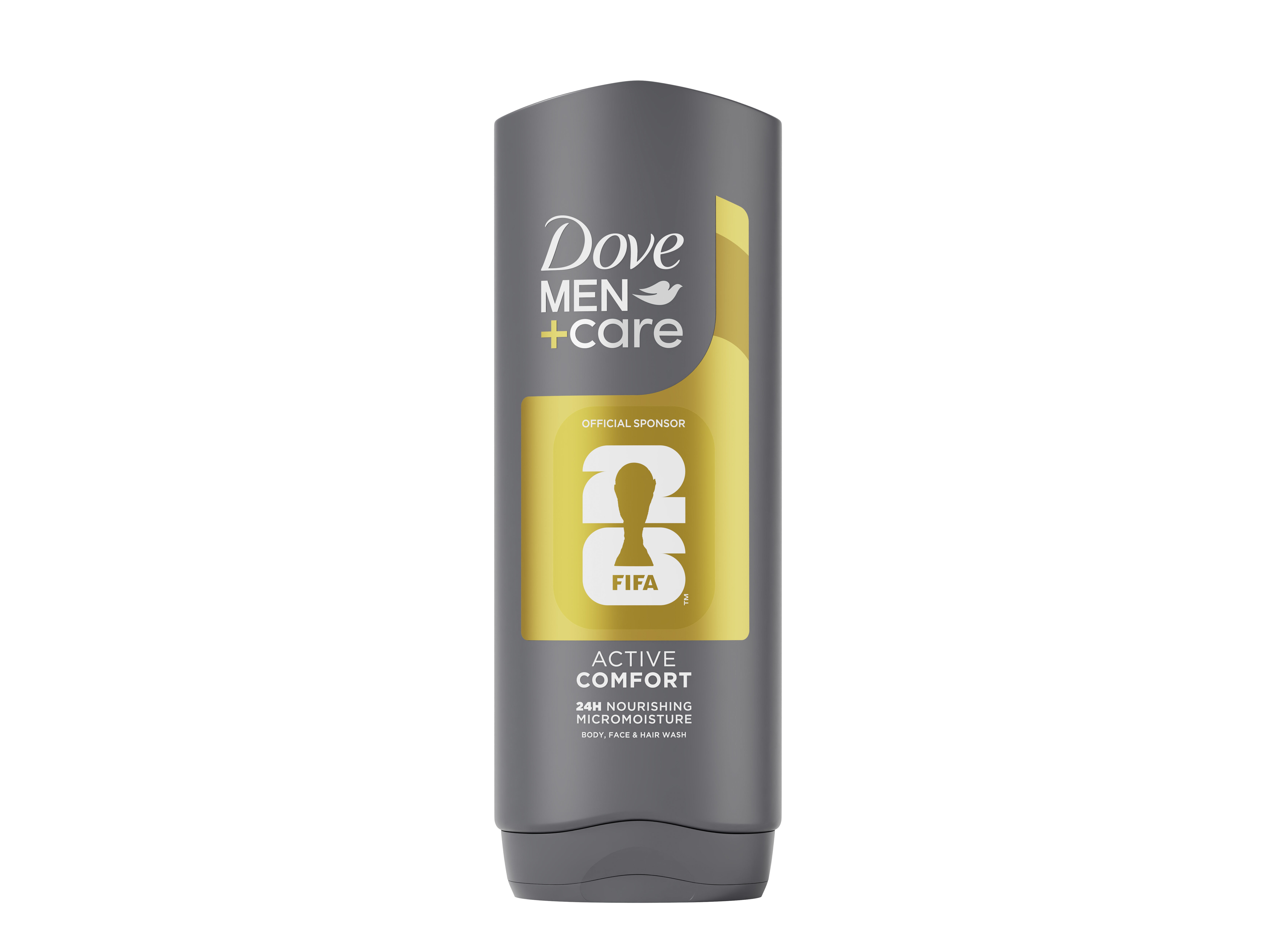 GEL DE BANHO DOVE MEN ACTIVE COMFORT 400ML FIFA image number 1