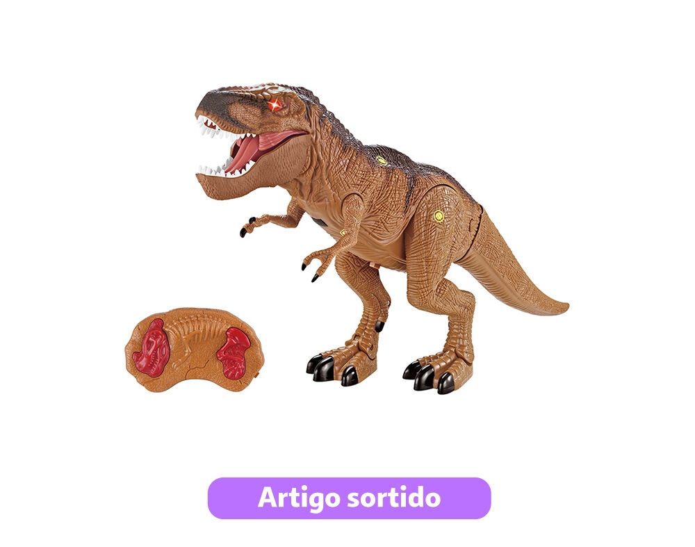 DINOSSAURO R/C ONE TWO FUN 28CM MODELOS SORTIDOS image number 3