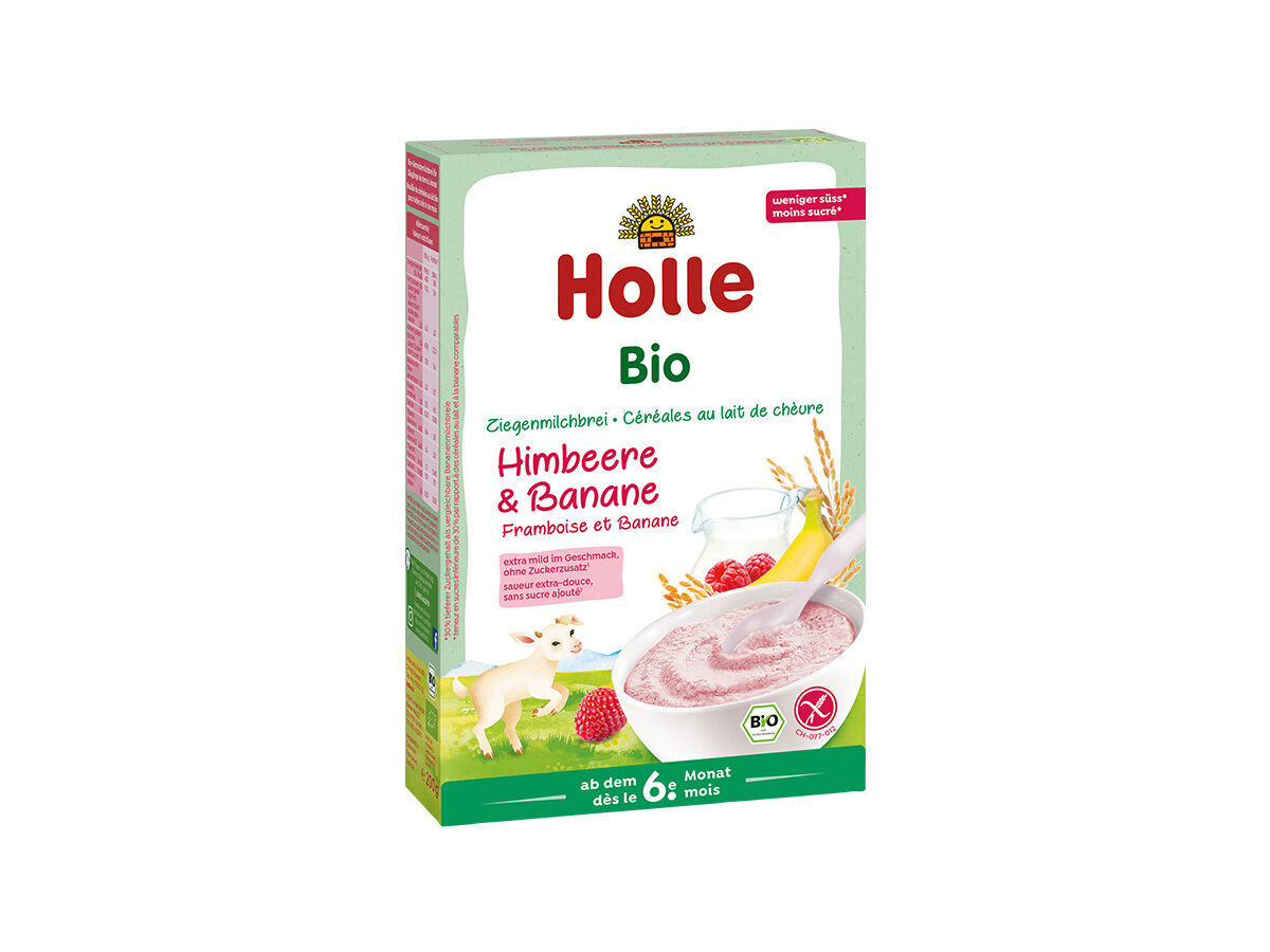 PAPA LACTEA BIO HOLLE CABRA FRAMBOESA 6M 200G image number 0