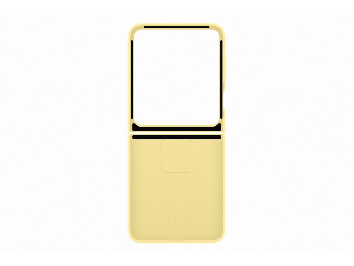 CAPA SILICONE SAMSUNG C ANEL GALAXY Z FLIP6 AMARELO image number 0