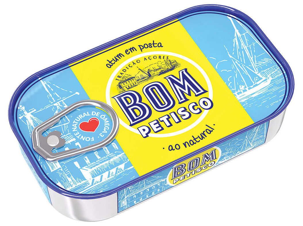 Atum Posta Bom Petisco Ao Natural 120(84)g