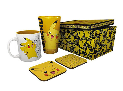 CONJUNTP ABYSTYLE POKEMON COPO+CANECA+2 BASES 2X16.5X10CM image number 0