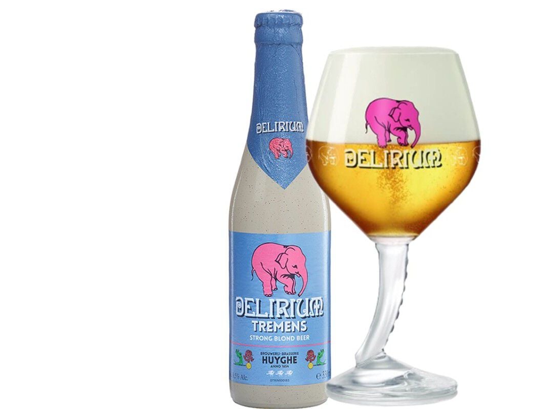CERVEJA DELIRIUM TREMENS B&Eacute;LGICA 0.33L image number 1