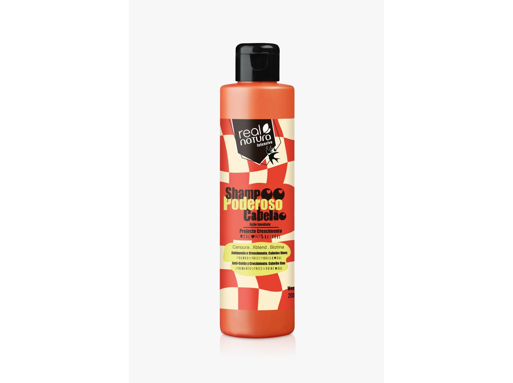 CHAMP&Ocirc; REAL NATURA PODEROSO CABEL&Atilde;O 200ML image number 0