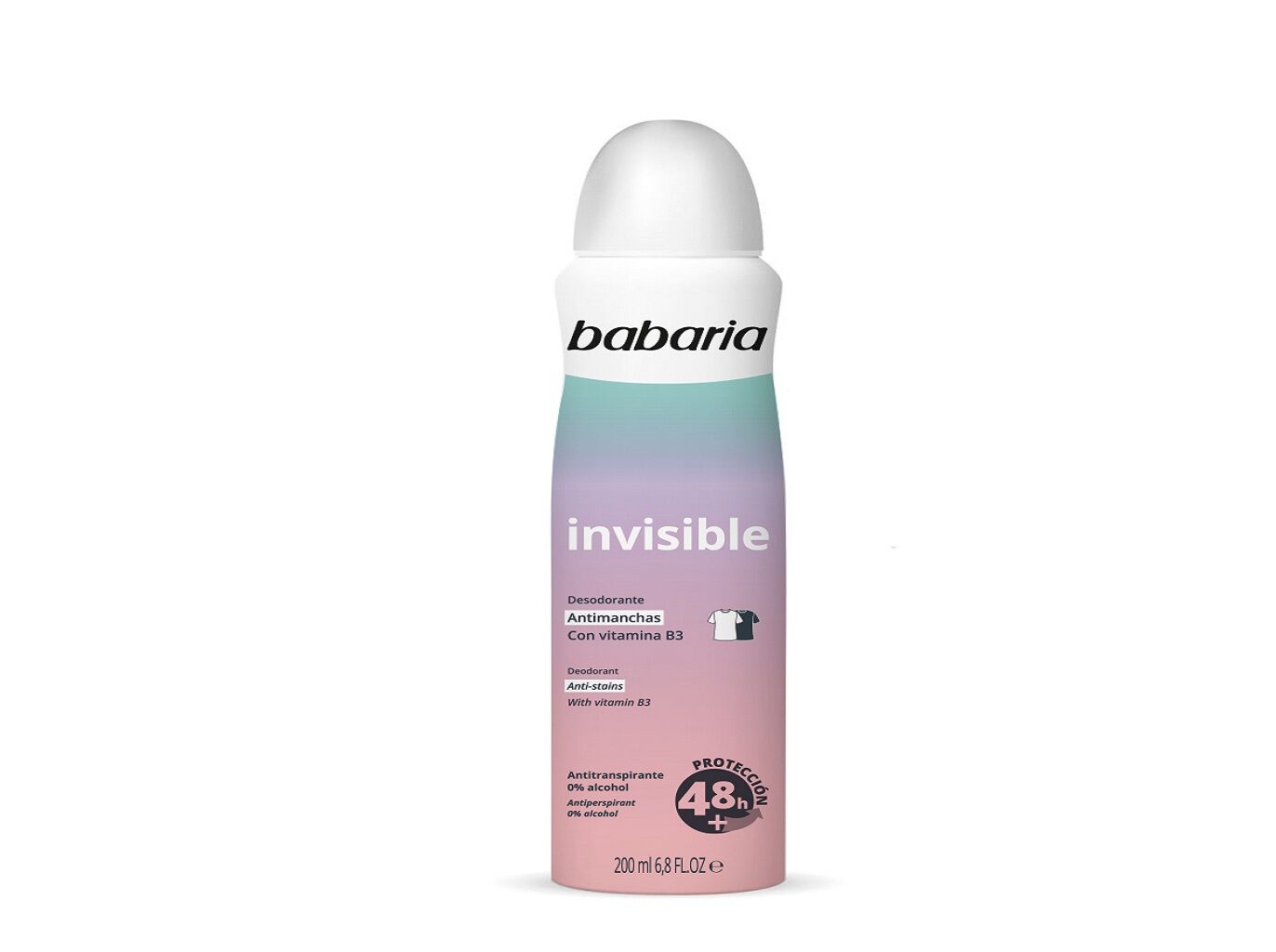 DESODORIZANTE SPRAY INVIS&Iacute;VEL BABARIA 200 ML.