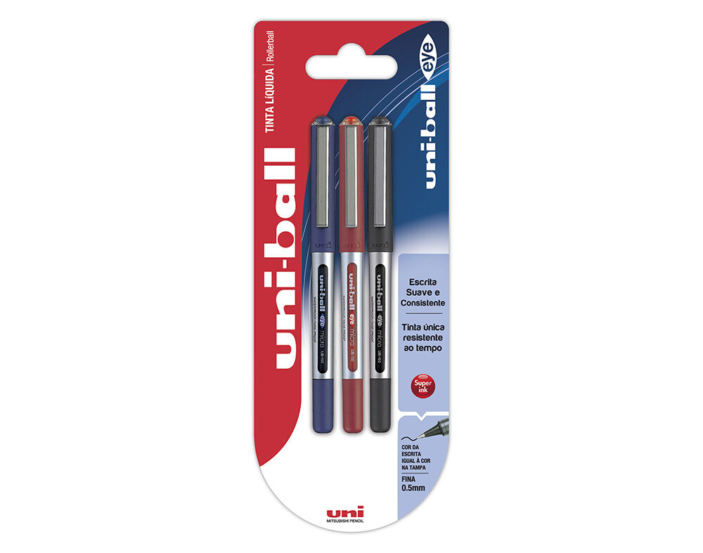 ESFEROGR&Aacute;FICA UNI-BALL UB-150 PACK 3 UNIDADES image number 0