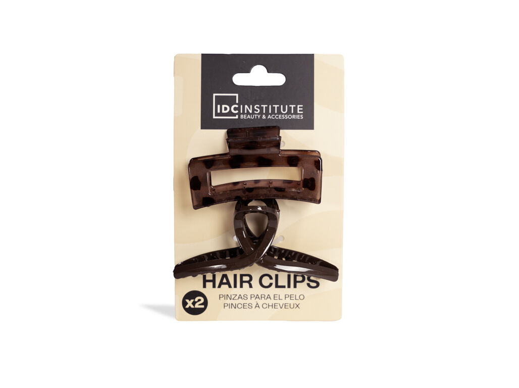 MOLAS DE CABELO IDC INSTITUTE PRETO E TIGRADO 2 UN