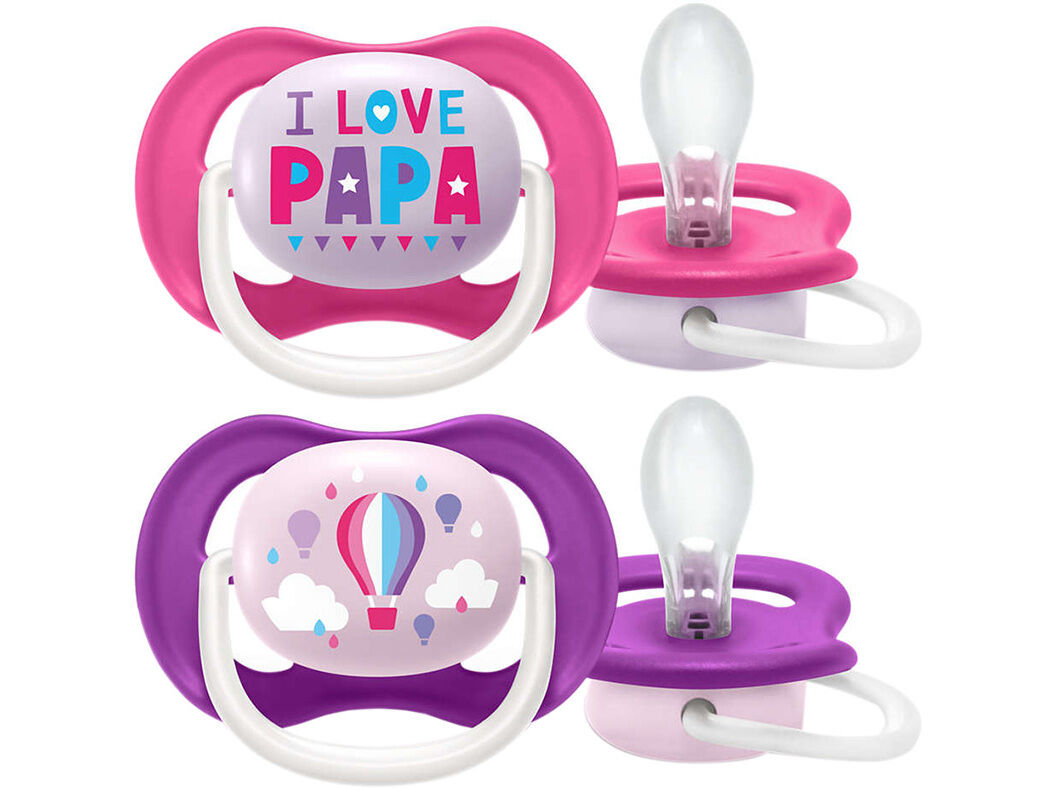 CHUPETA AVENT ULTRA AIR HAPPY 6-18MESES 2UN