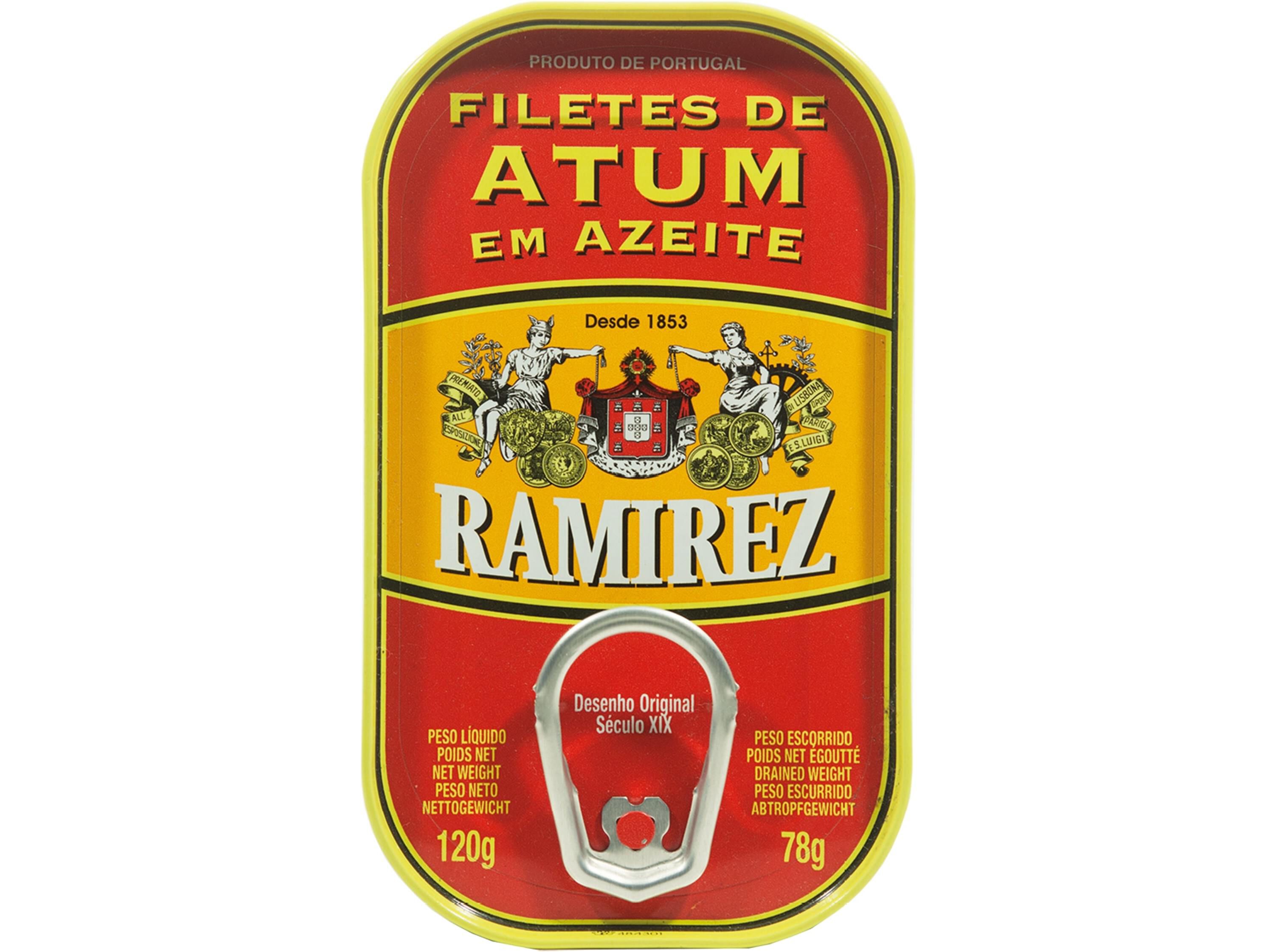 FILETE ATUM RAMIREZ EM AZEITE 120(78)G