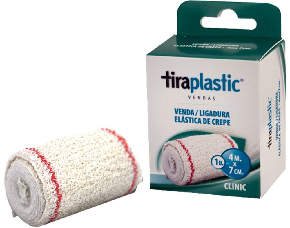 LIGADURA TIRAPLASTIC EL&Aacute;STICA DE CREPE 4X7CM 1UN image number 0