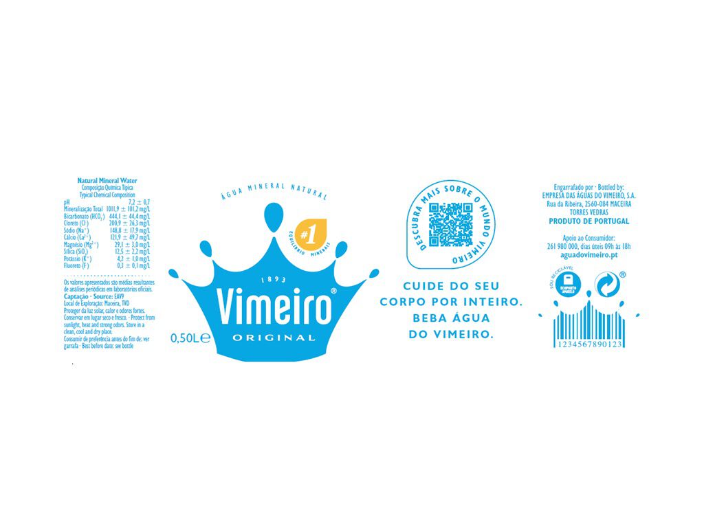 &Aacute;GUA VIMEIRO ORIGINAL 6X0.50L image number 1