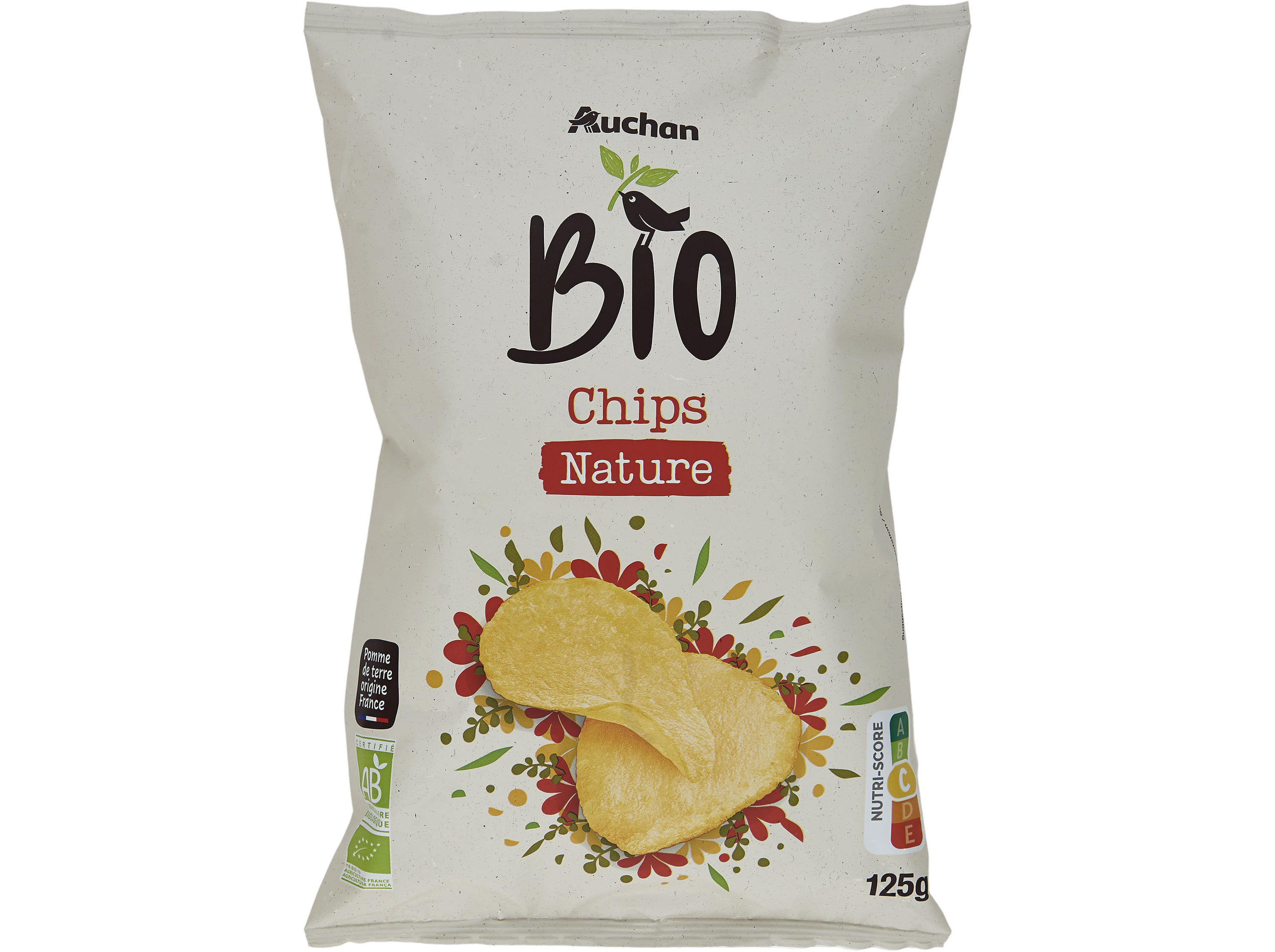 APERITIVO DE BATATA AUCHAN BIO 125G