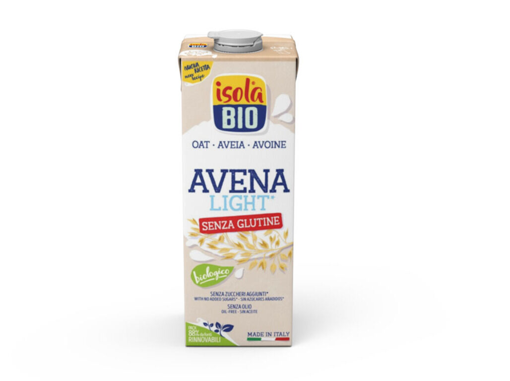 BEBIDA AVEIA LIGHT ISOLA SEM GLUTEN BIO 1 L image number 1