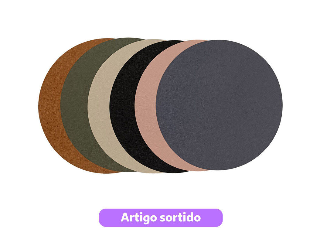 INDIVIDUAL SINTRA REDONDO &Oslash;38CM CORES SORTIDAS