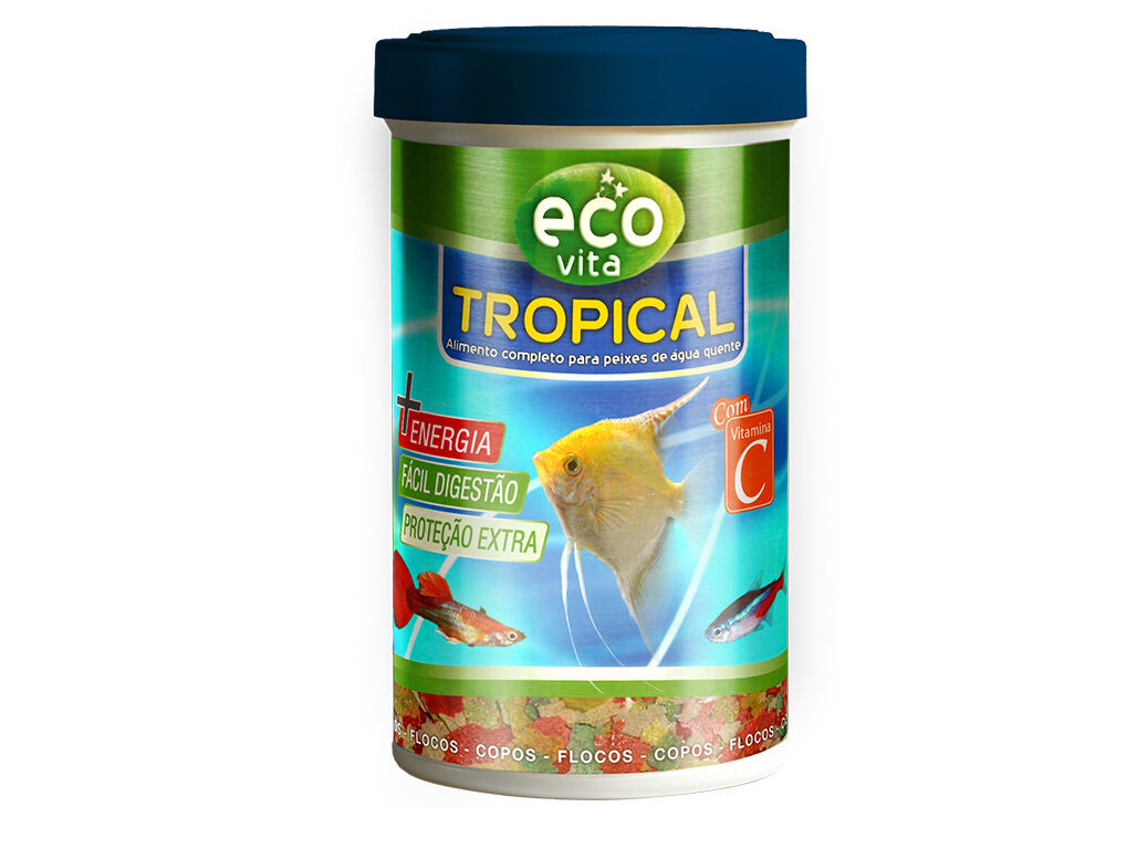 ALIMENTO PARA PEIXE ECO-VITA TROPICAL 250ML