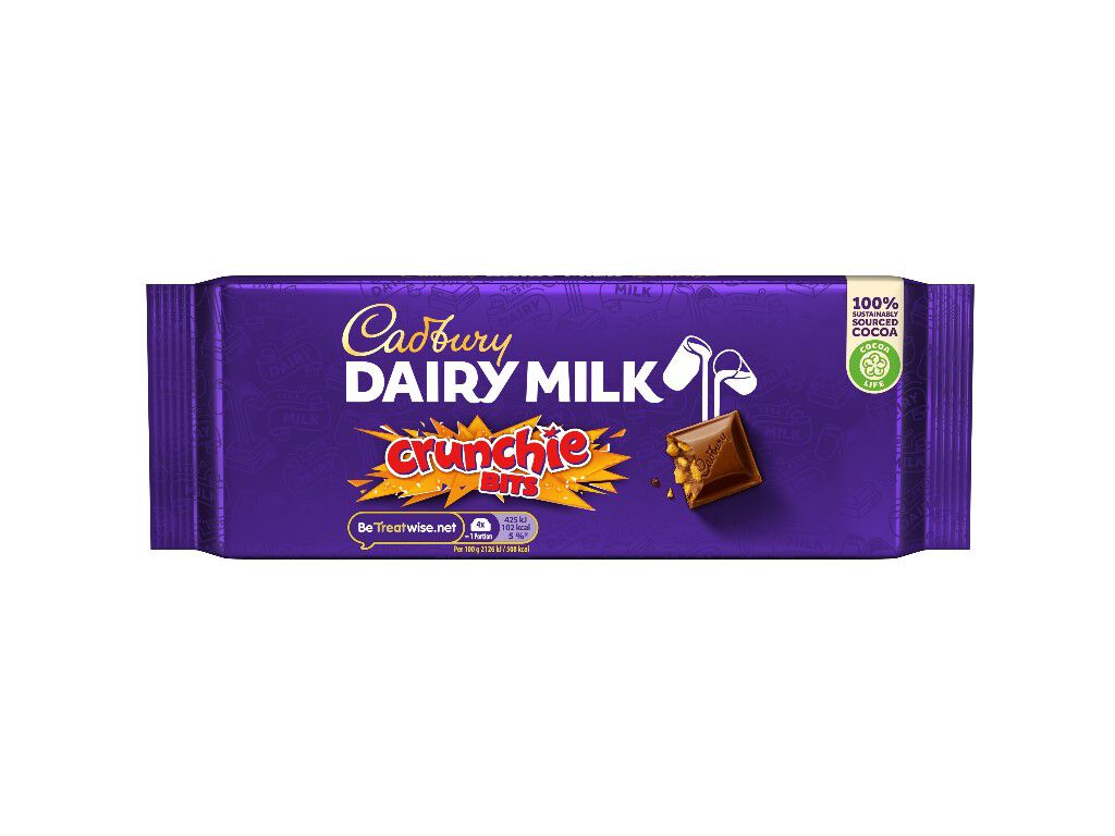 TABLETE DE CHOCOLATE CADBURY DAIRY MILK CRUNCHIE 180 G image number 0