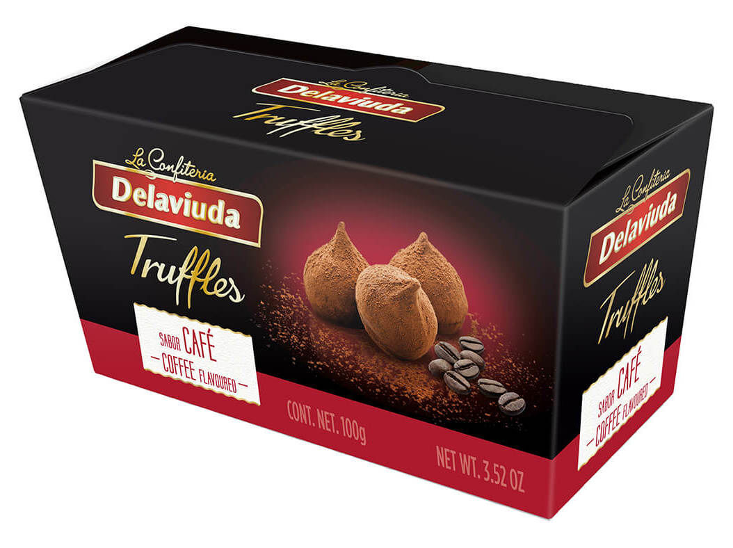 TRUFAS DELAVIUDA CAF&Eacute; 100G