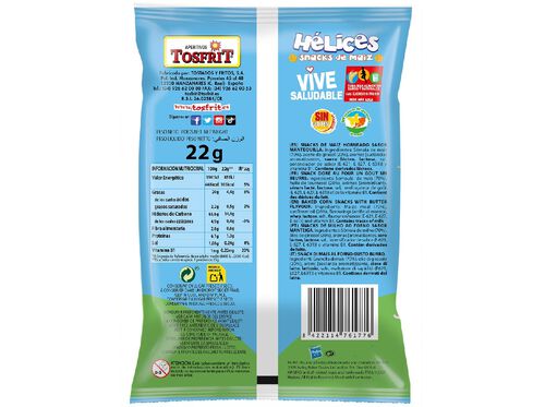 APERITIVOS MILHO TOSFRIT HELICES 22 G