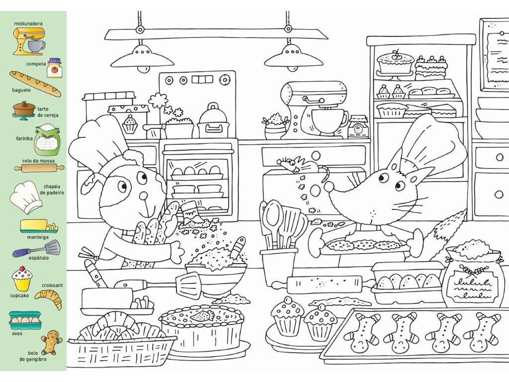 LIVRO 300 PALAVRAS COLORIR image number 1