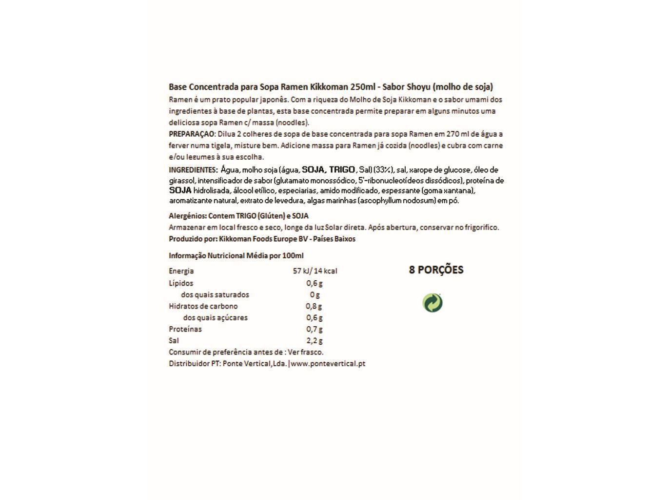 BASE SOPA RAMEN KIKKOMAN 250ML image number 1