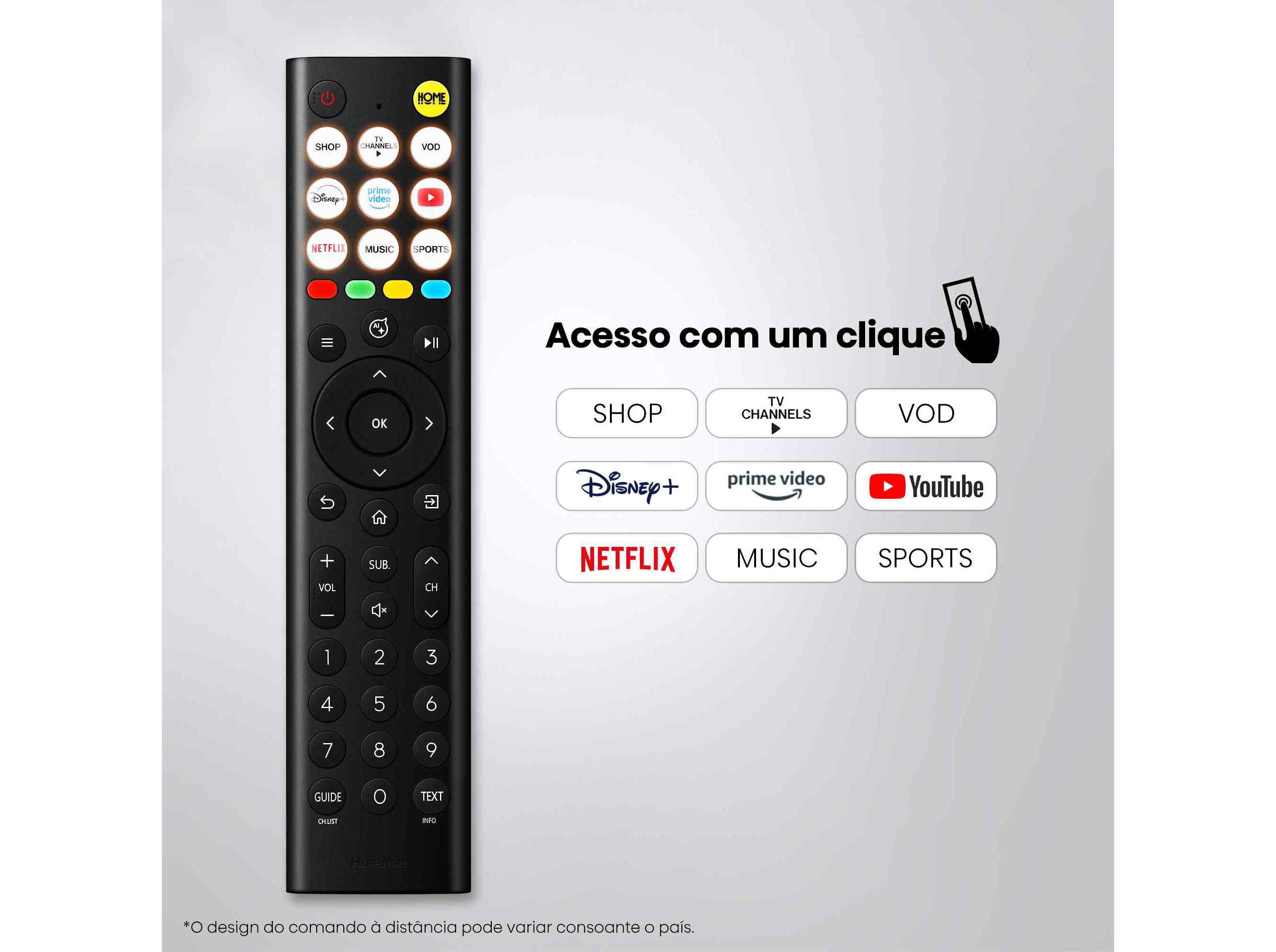 TV LED HISENSE 32A4S 32" SMART HD image number 9