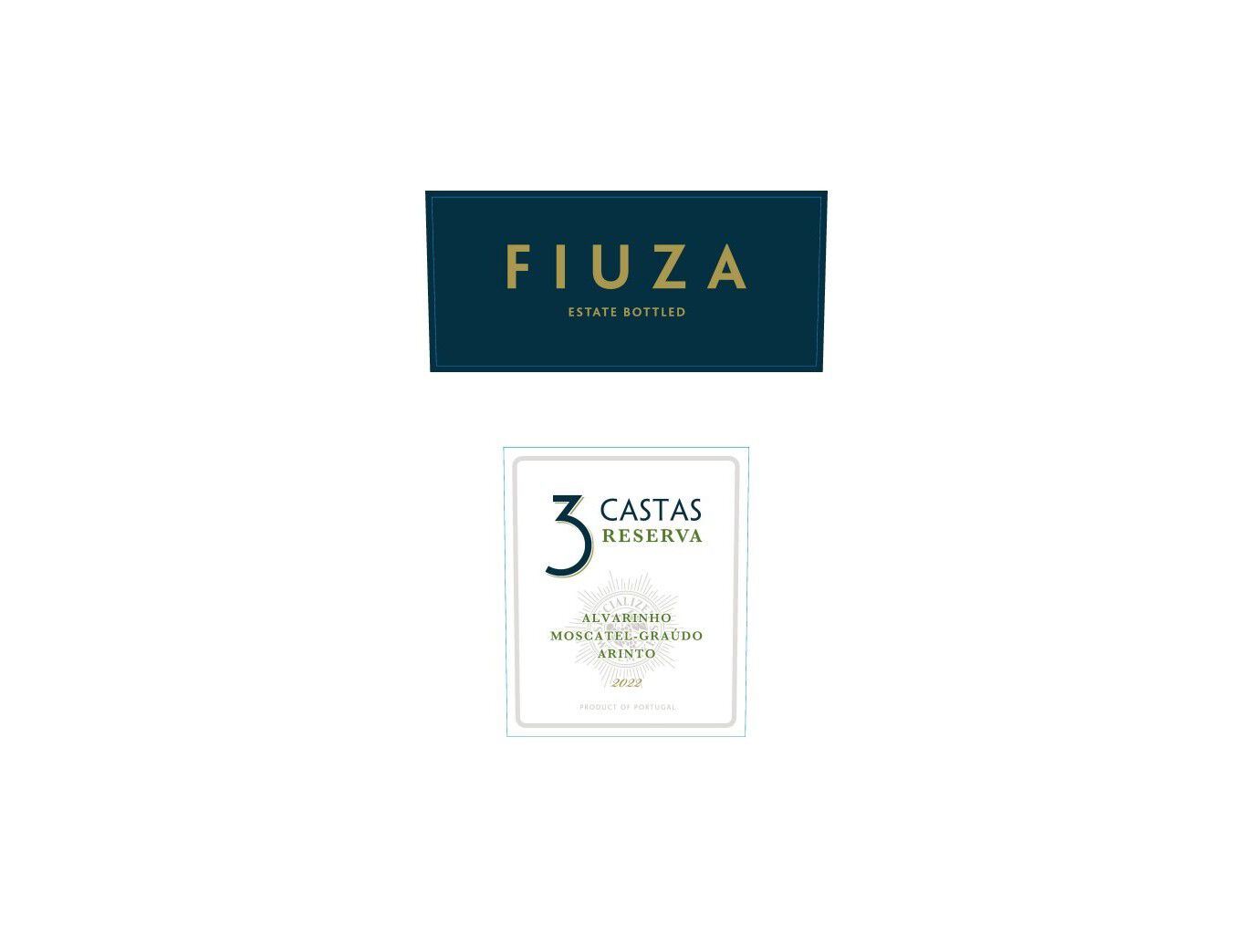 VINHO BRANCO FIUZA 3 CASTAS RESERVA 0.75L image number 1