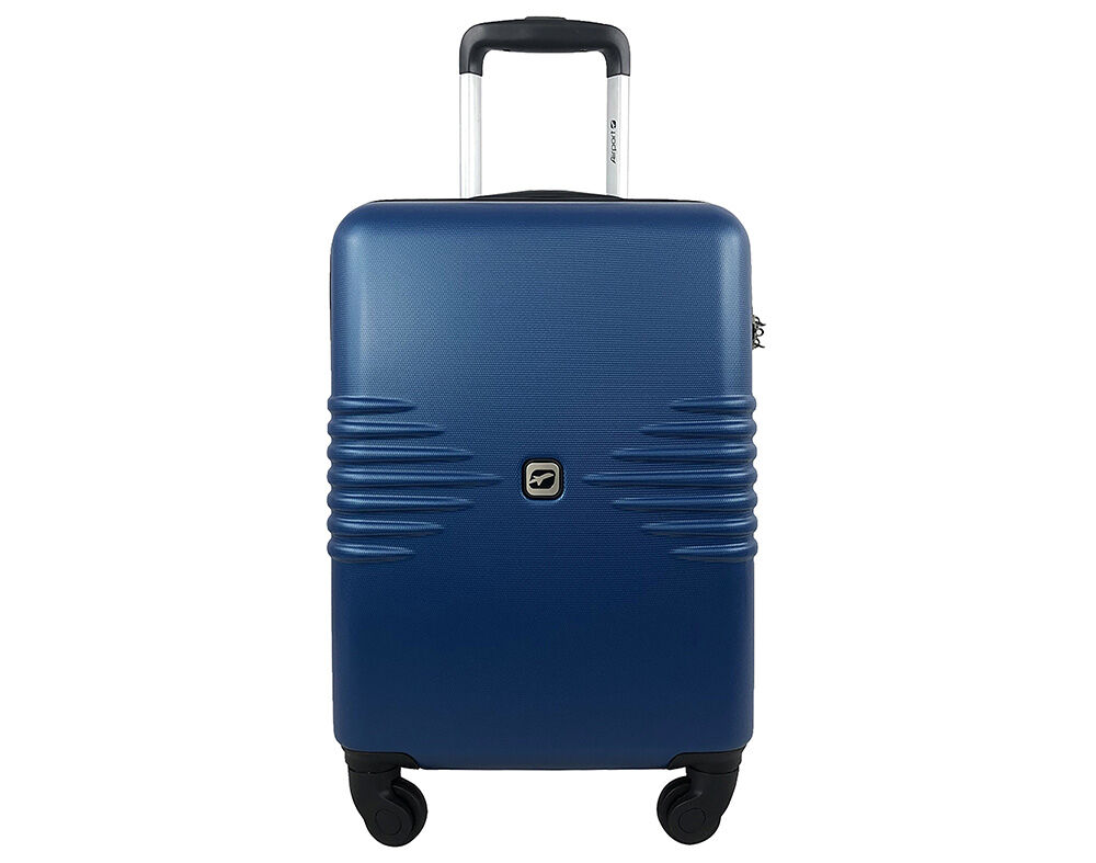 MALA DE CABINE R&Iacute;GIDA AIRPORT AZUL 4 RODAS 50CM