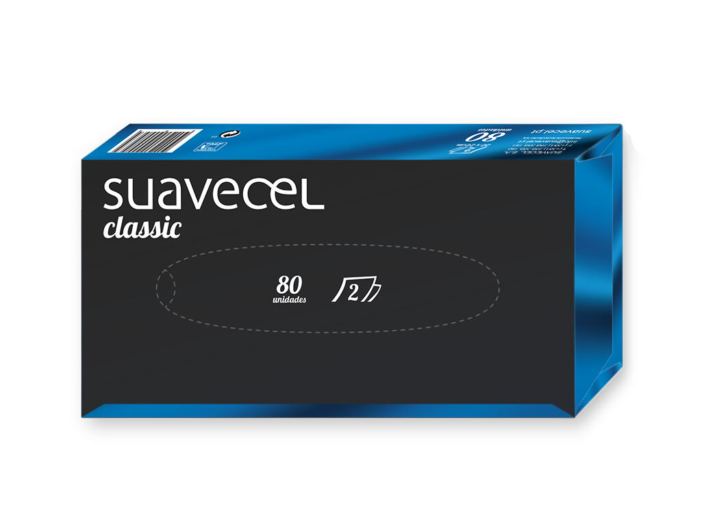 LEN&Ccedil;OS FACIAIS SUAVECEL CLASSIC 80 UN
