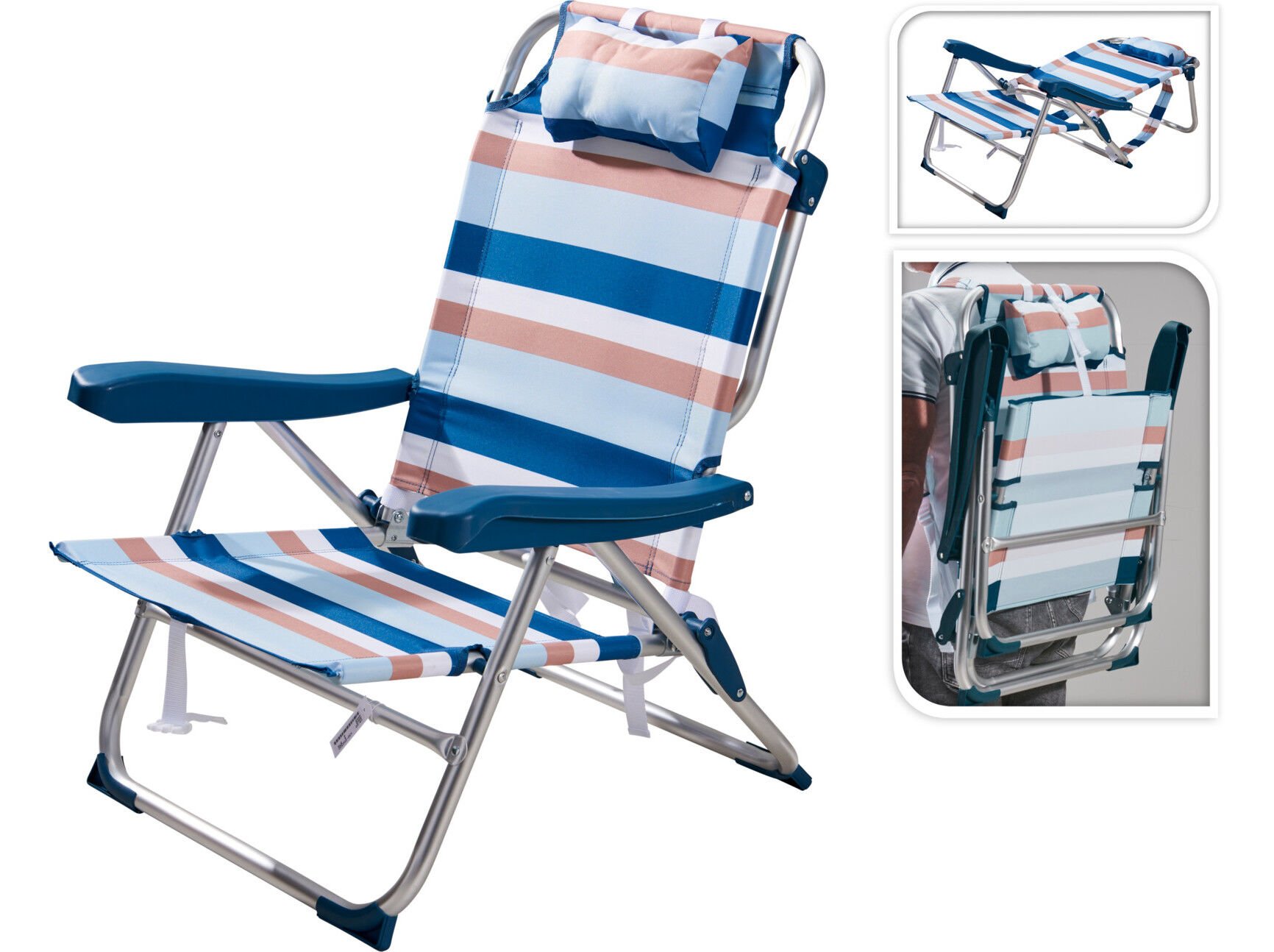 CADEIRA PROBEACH DOBR&Aacute;VEL 64X63XH32CM image number 1