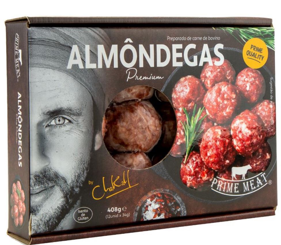 ALMONDEGAS PRIME MEAT PREPARADO CARNE BY CHAKALL 408G