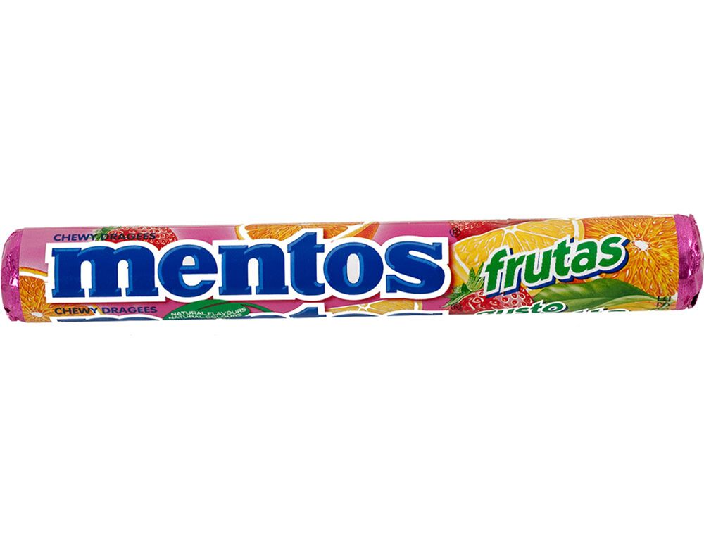 DROPS MENTOS FRUTA SINGLE 38G image number 0