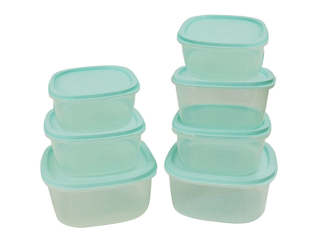 CONJUNTO DE 7 CAIXAS PL&Aacute;STICO ACTUEL 2X2.5L+3X1.2L+2X0.80L