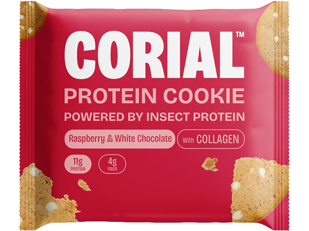 BOLACHA PROTEICA CORIAL INSECTO FRAMBOESA 50GR