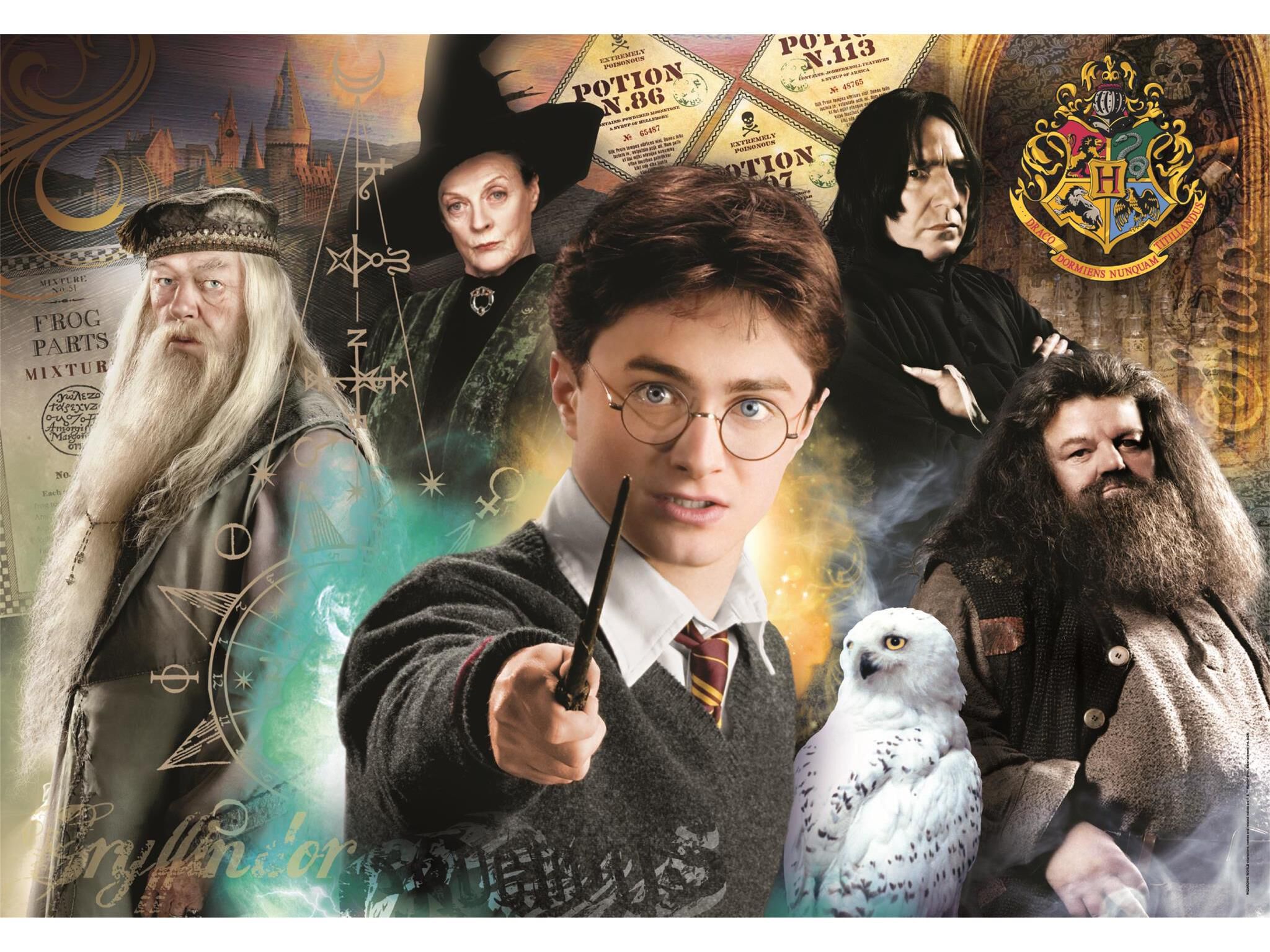 PUZZLE HARRY POTTER CLEMENTONI 500 PE&Ccedil;AS image number 1