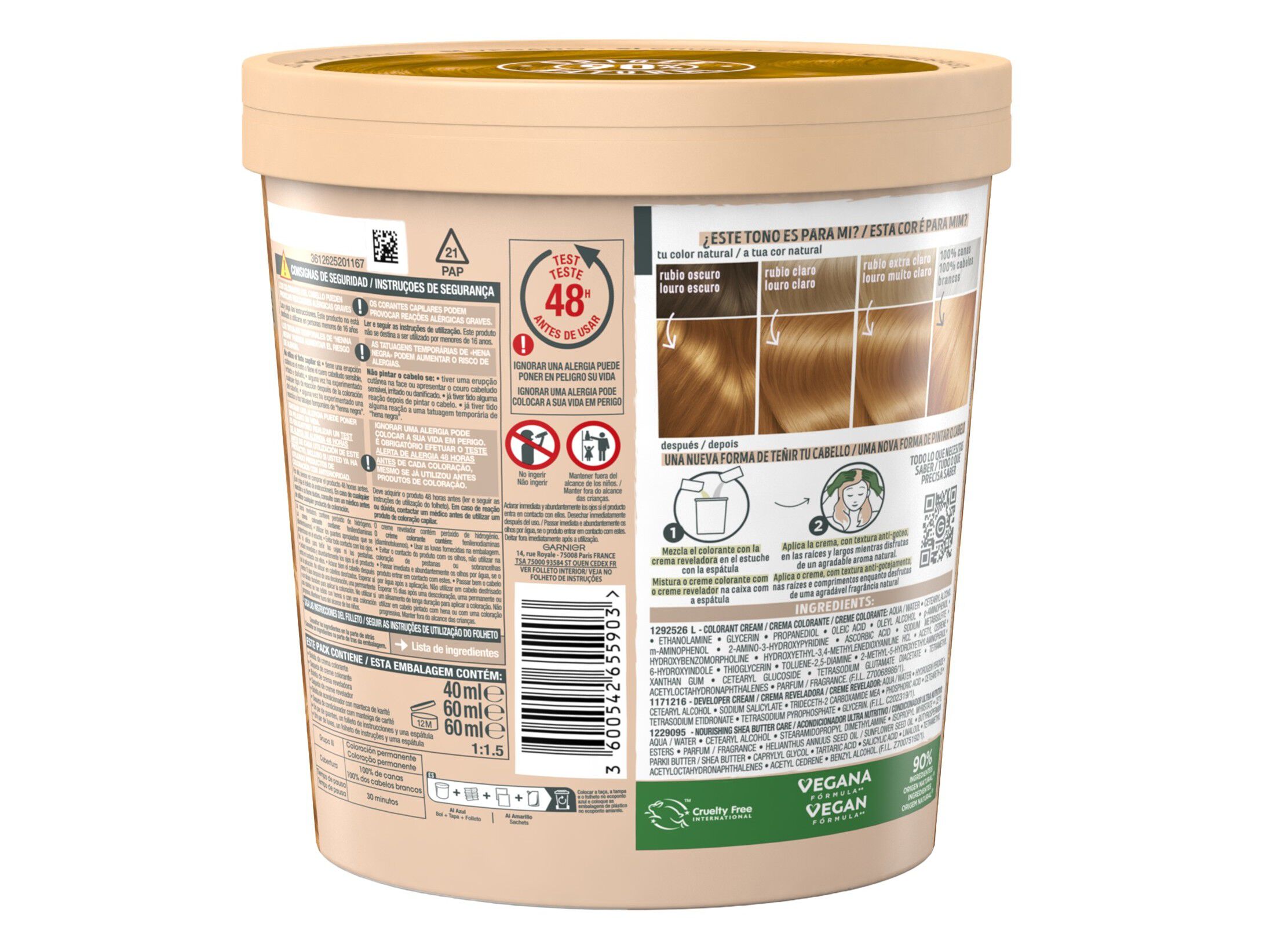 COLORA&Ccedil;&Atilde;O GARNIER GOOD 8.34 LOIRO CARAMELO image number 1