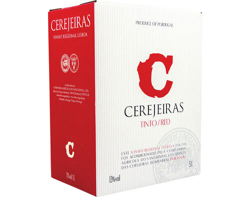 VINHO TINTO CEREJEIRAS LISBOA BAG IN BOX 5L image number 0