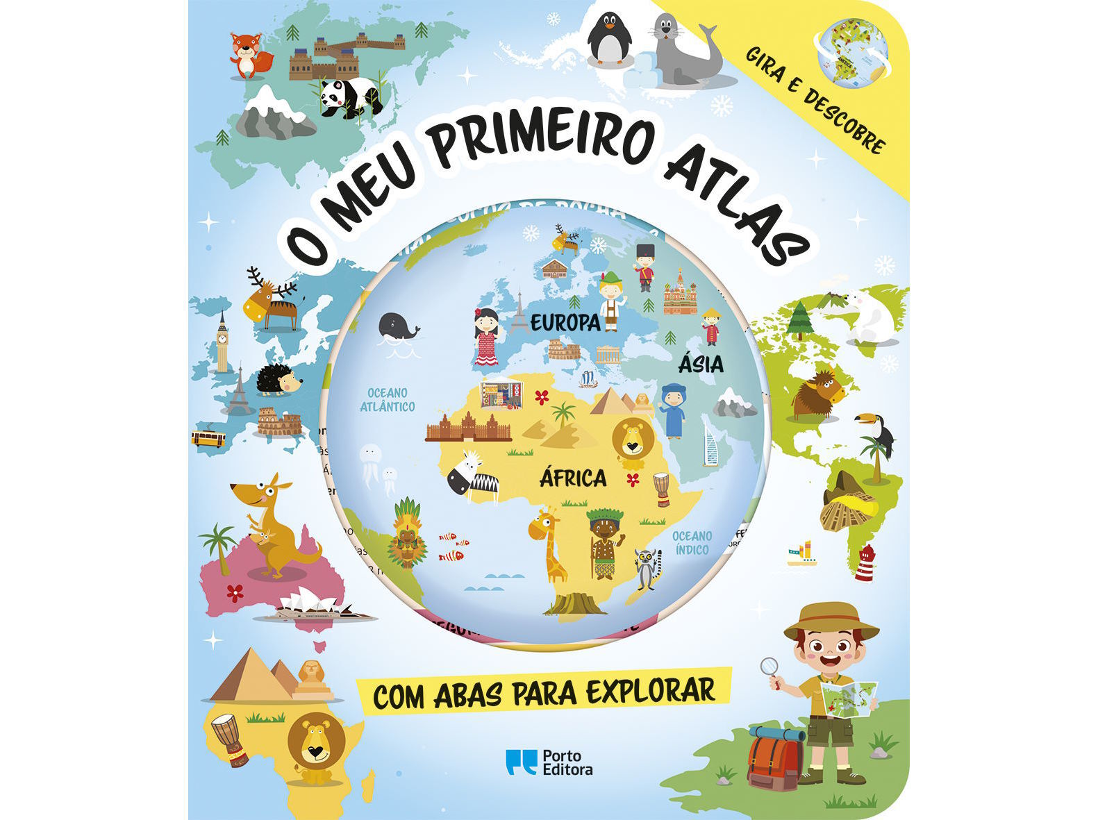 LIVRO O MEU PRIMEIRO ATLAS - COM ABAS PARA EXPLORAR image number 0
