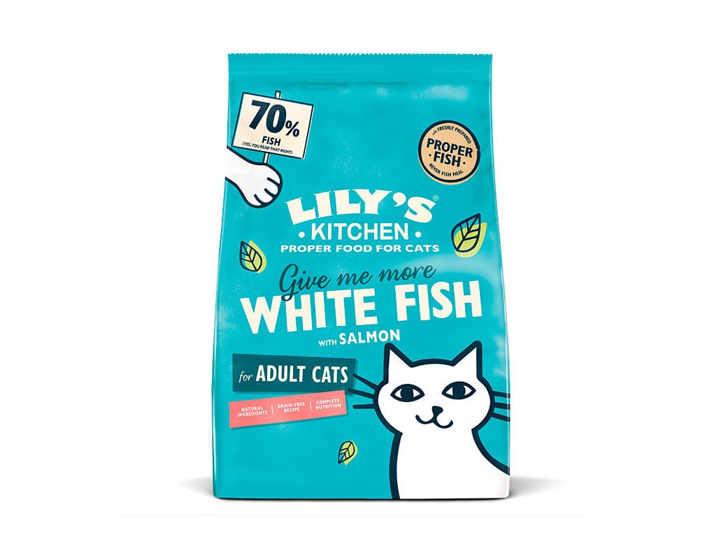 RA&Ccedil;&Atilde;O PARA GATO LILY'S KITCHEN PEIXE 800G image number 1