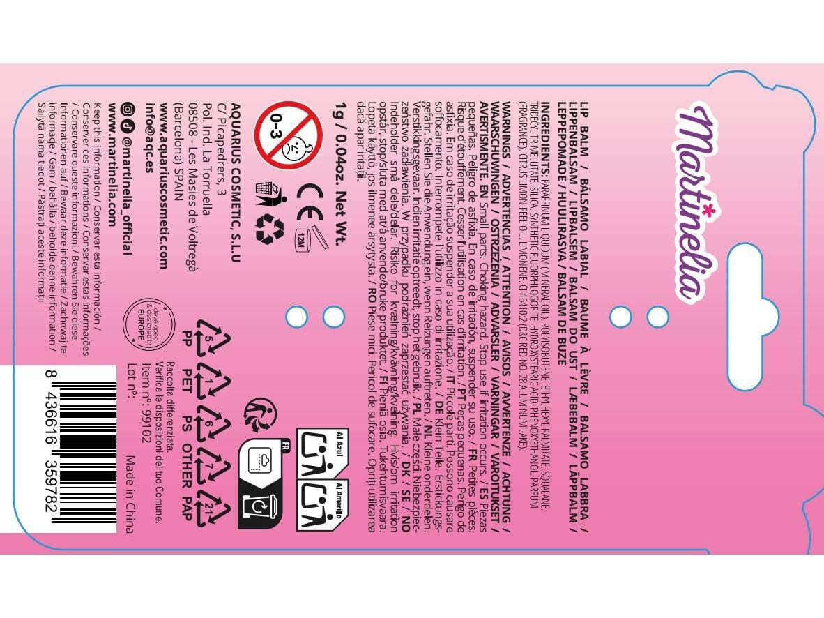 LIP BALM MARTINELIA BRACELETE 1 UN image number 2