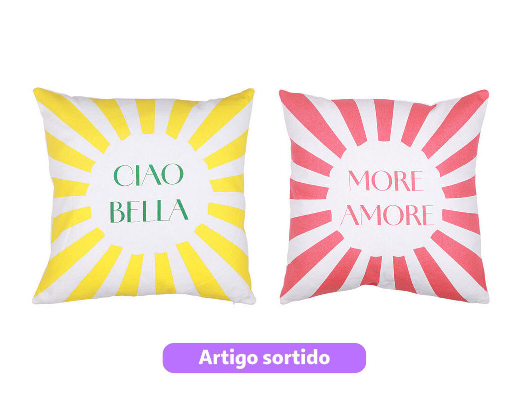 ALMOFADA ACTUEL ALGOD&Atilde;O 45X45CM MODELOS SORTIDOS