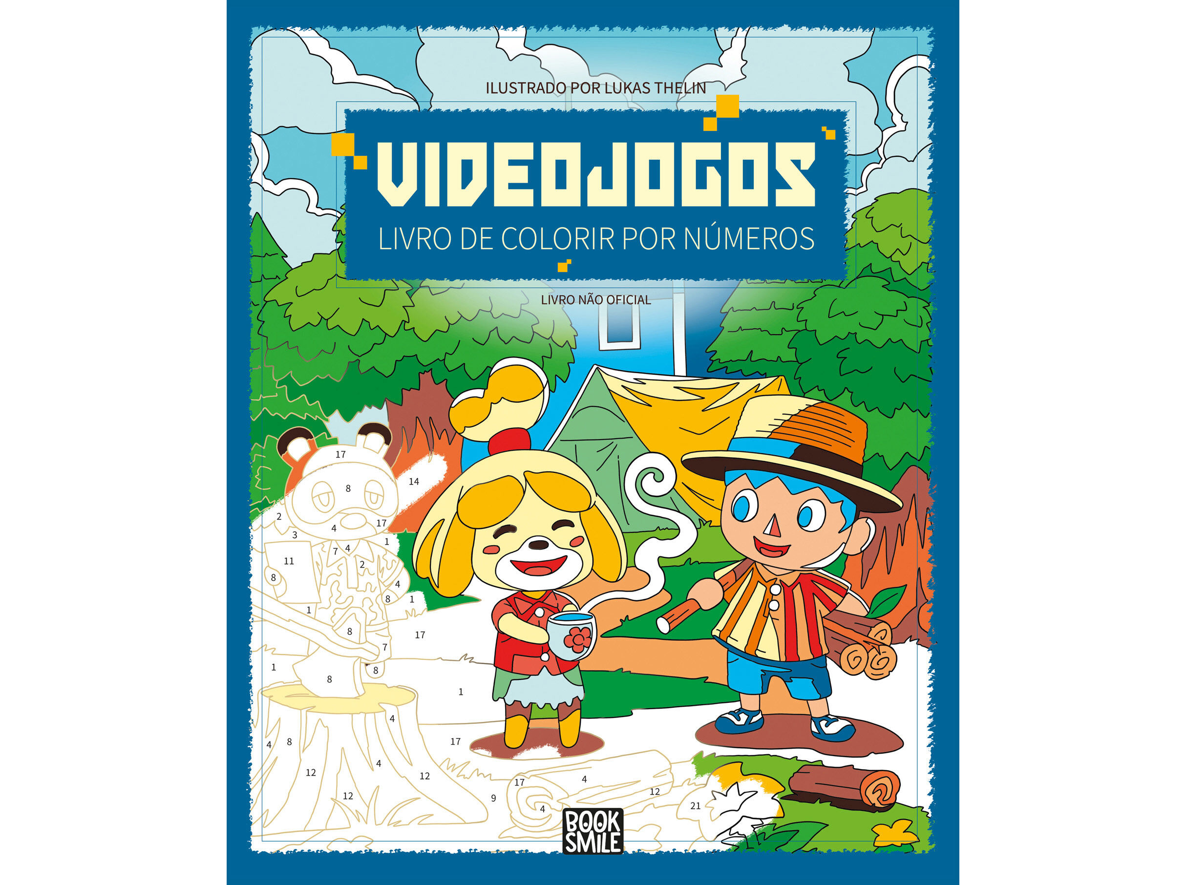 LIVRO VIDEOJOGOS - LIVRO DE COLORIR POR N&Uacute;MEROS image number 0