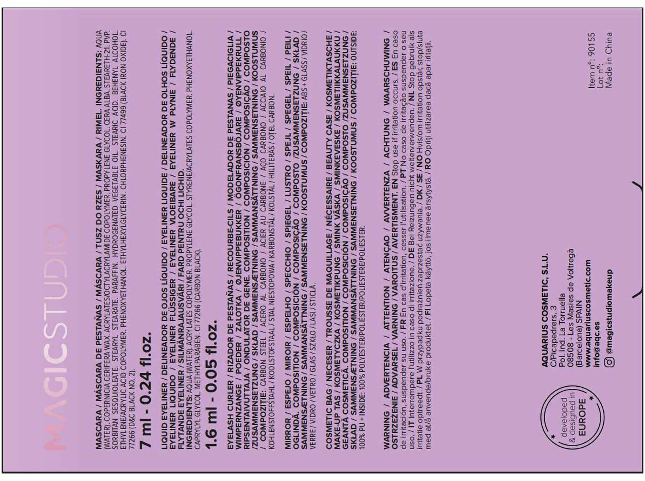 BOLSA MAQUILHAGEM MAGIC STUDIO ROSE QUARTZ image number 1