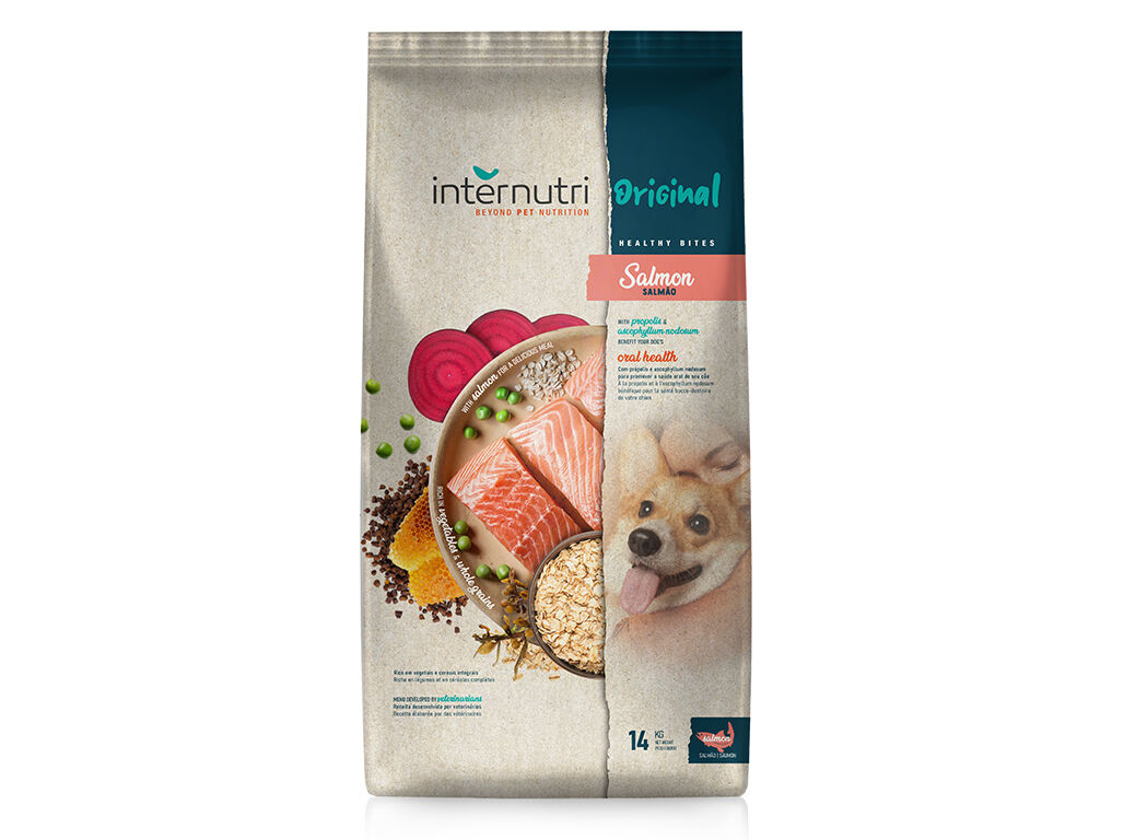 RA&Ccedil;&Atilde;O C&Atilde;O INTERNUTRI SA&Uacute;DE ORAL SALM&Atilde;O 14KG