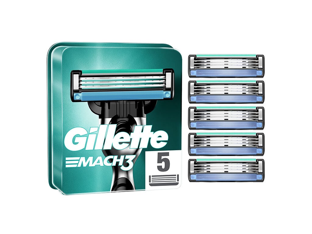 RECARGA DE L&Acirc;MINAS MACH3 GILLETTE 5 UN