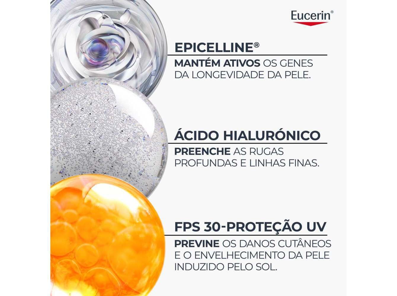 CREME EUCERIN HYALURON FILLER LONGEVITY EPIGENETIC SPF30 50ML image number 4