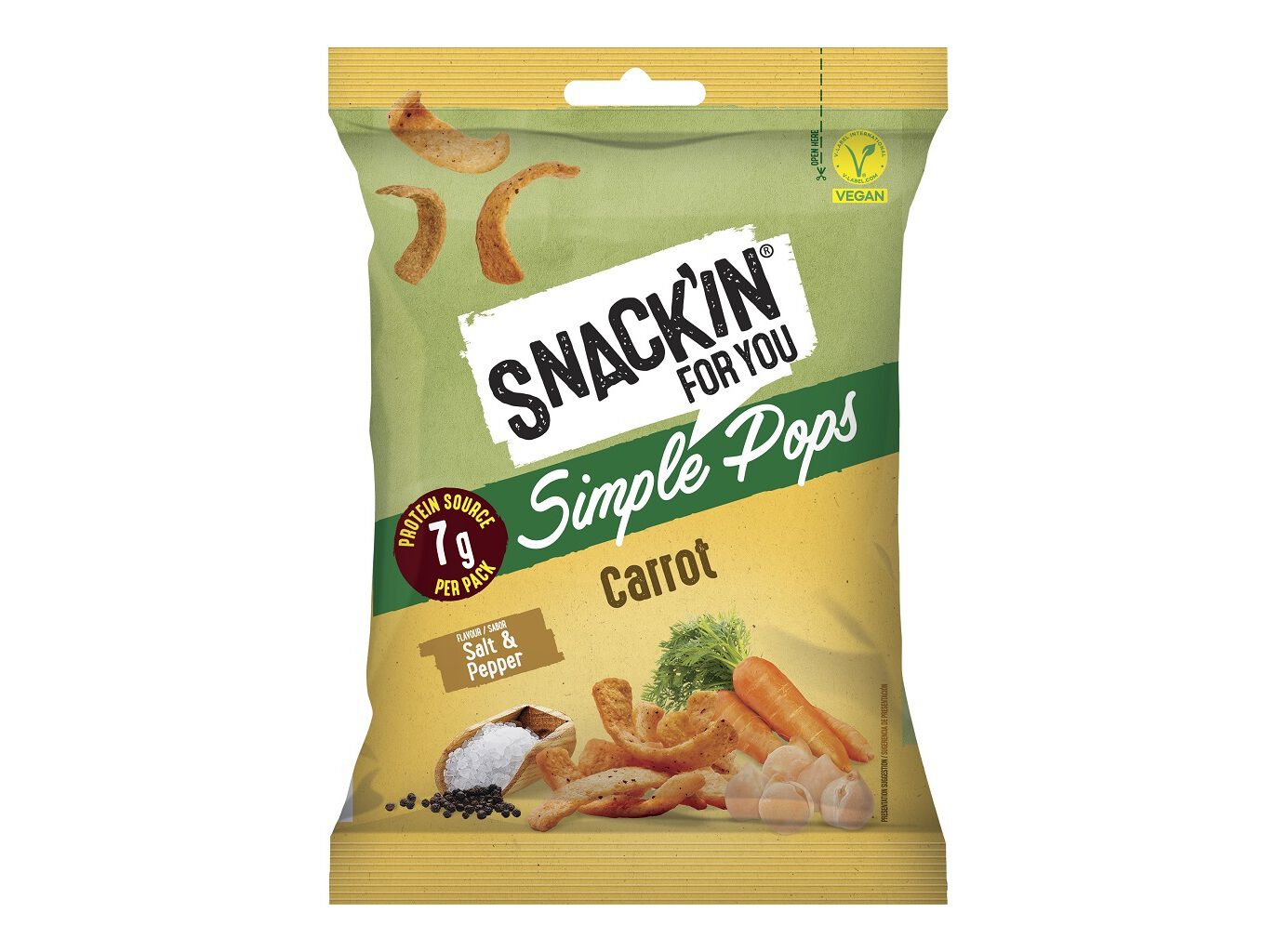 SNACK SIMPLE POPS CENOURA 40G image number 0