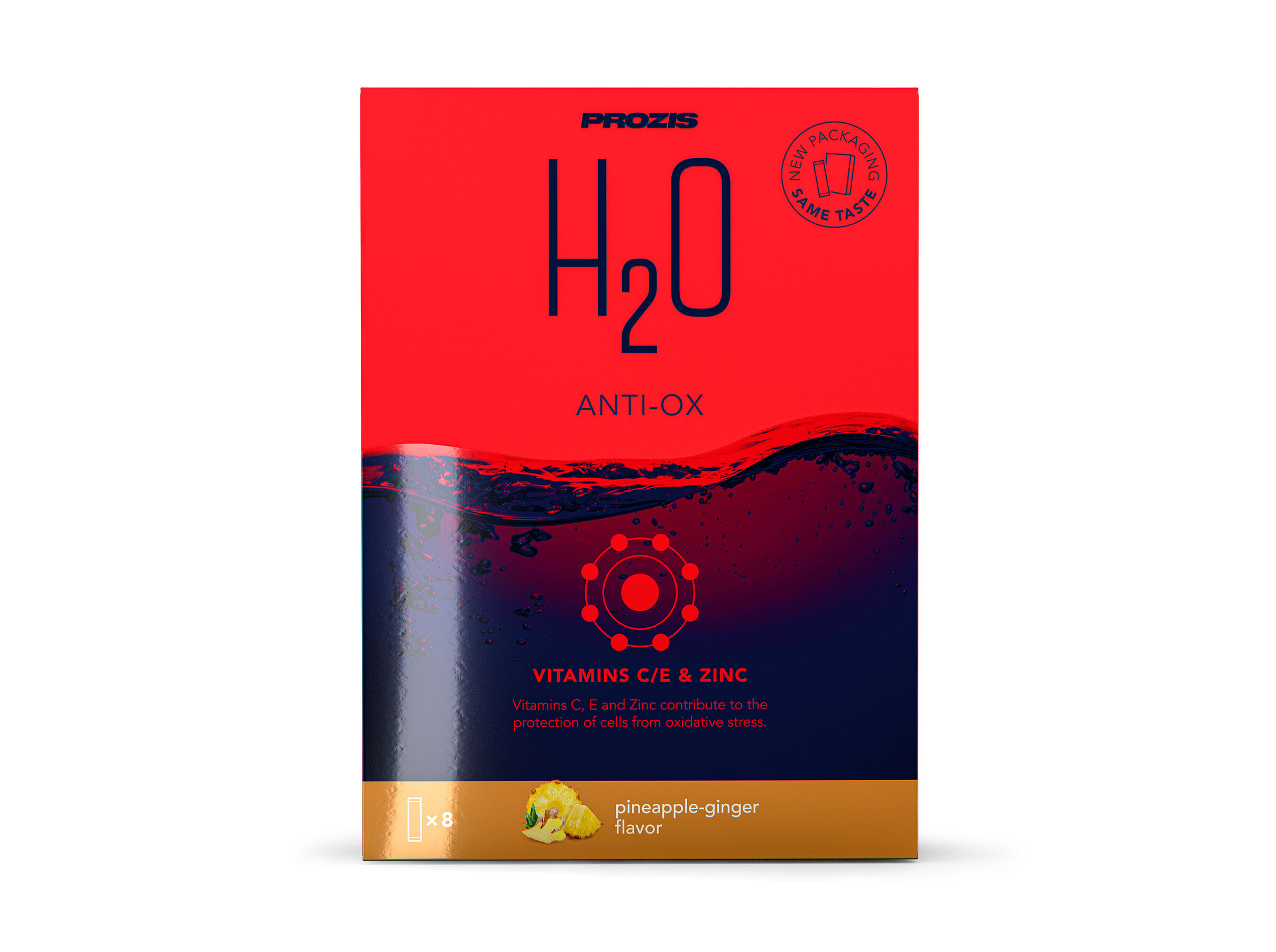 BEBIDA INSTANT&Acirc;NEA H2O PROZIS ANTI-OX ANAN&Aacute;S-GENG. 72G(8X9G)