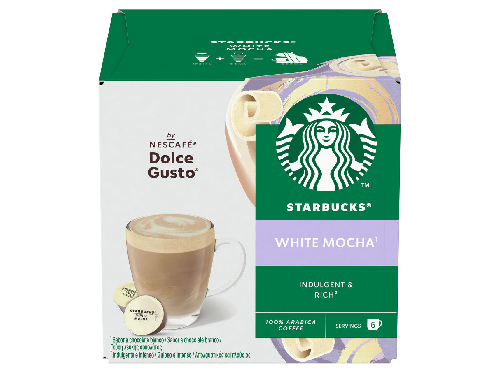 CAPSULAS STARBUCKS NDG WHITE MOCHA 6 UN image number 0