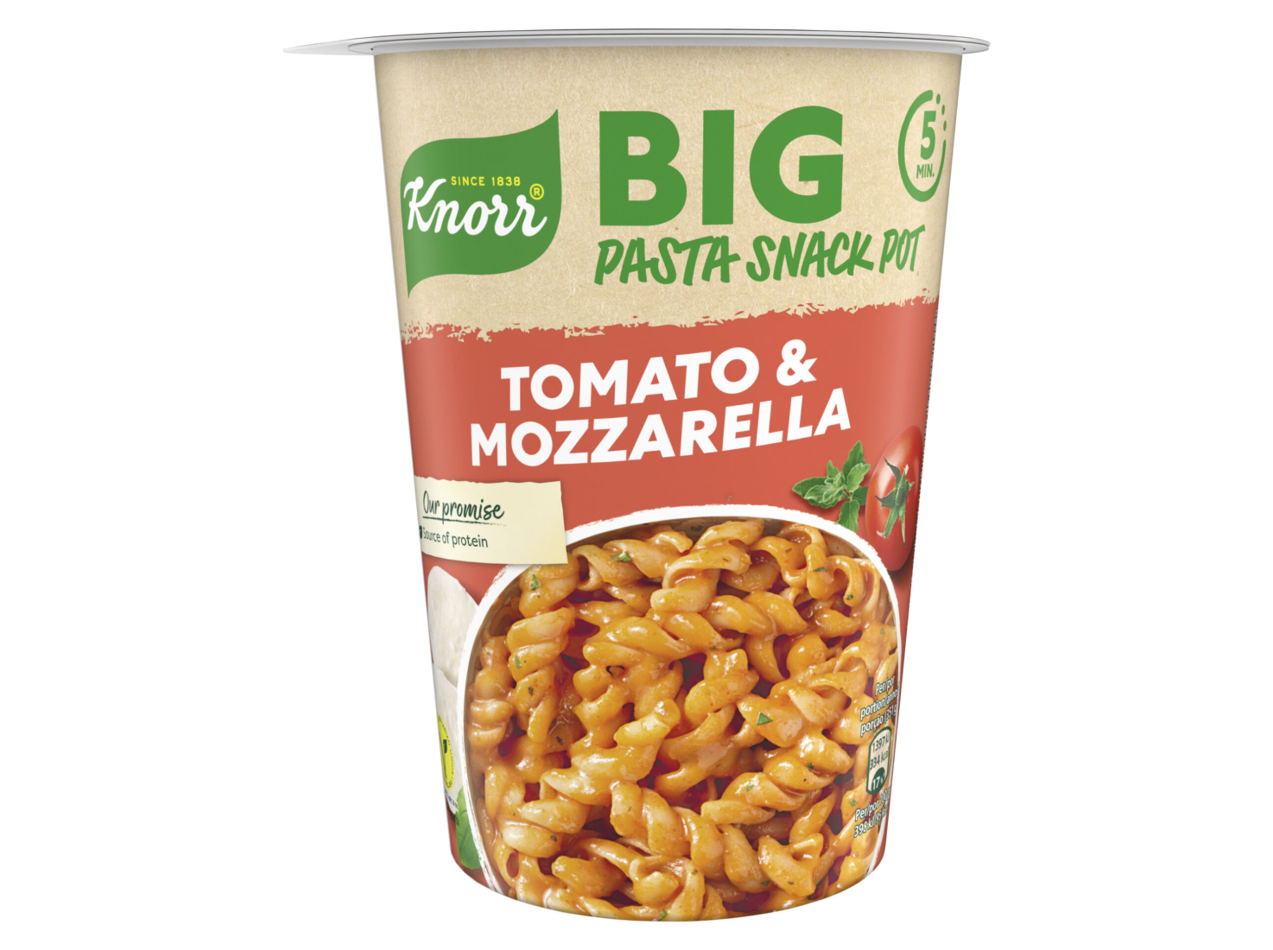 PASTA POT KNORR TOMATE MOZARELA BIG 93G image number 1